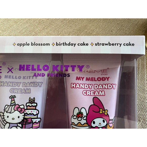HELLO KITTY & Friends The Creme Shop - Dry Skin Repair Hand Creme Trio - NEW! - Picture 3 of 10